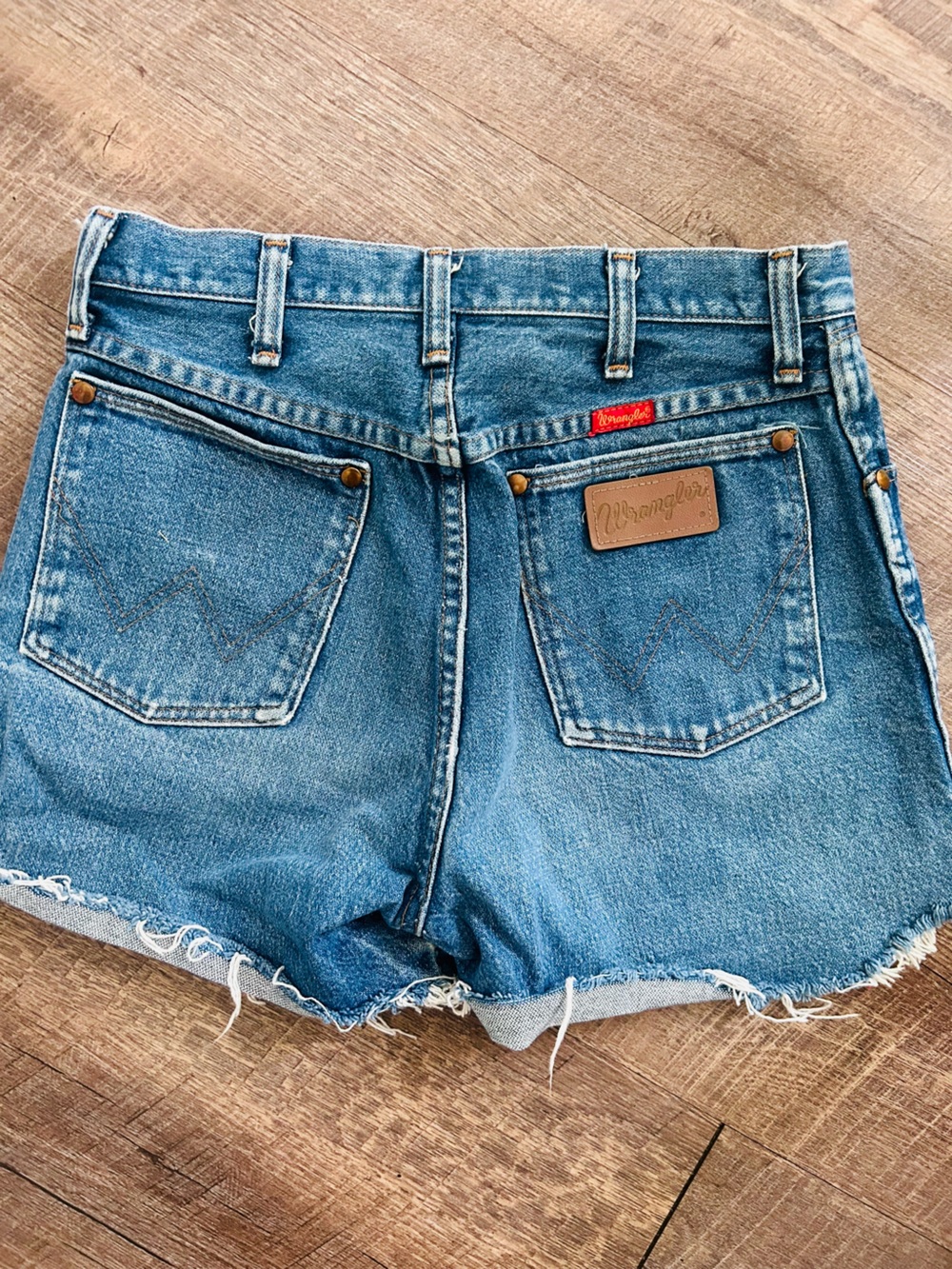 Wrangler Blue Jean Cutoff Shorts